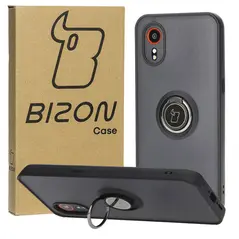 Bizon Case Hybrid Ring Samsung Galaxy Xcover7 smoky with a black frame