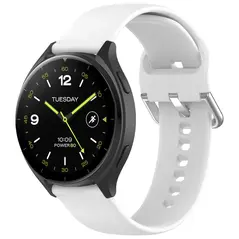 Bizon Strap Watch Silicone Pro Xiaomi Watch 2 white