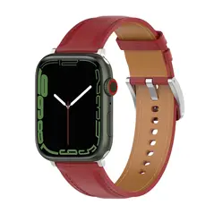 Bizon Strap Watch Casual Apple Watch 44/45/46/49mm red