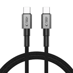 Tech-Protect Ultraboost DNA USB-C / USB-C Cable PD100W/5A 100cm Iron Grey