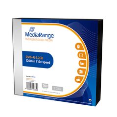 MediaRange DVD+R 120' 4.7GB 16x Slim Case x 5 (MR419) έως 12 άτοκες Δόσεις