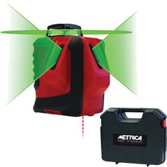 METRICA Green laser μετρητής απόστασης 360° με πολλαπλή λειτουργία M61380 έως 12 άτοκες Δόσεις