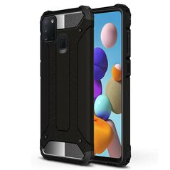 Techsuit Husa pentru Samsung Galaxy A21s - Techsuit Hybrid Armor - Black 5949419061743 έως 12 άτοκες Δόσεις