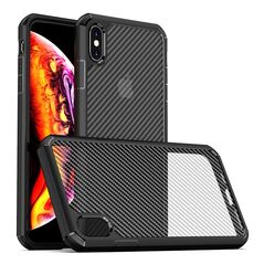 Techsuit Husa pentru Iphone X / XS - Techsuit Carbon Fuse - Black 5949419058811 έως 12 άτοκες Δόσεις