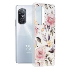 Techsuit Husa pentru Huawei nova 9 SE - Techsuit Marble Series - Chloe White 5949419019942 έως 12 άτοκες Δόσεις