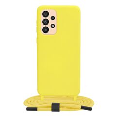 Techsuit Husa pentru Samsung Galaxy A33 5G - Techsuit Crossbody Lanyard - Yellow 5949419003453 έως 12 άτοκες Δόσεις