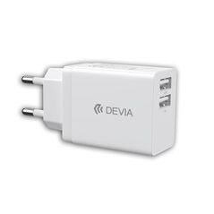 DEVIA Smart Series Dual USB Charger White (EU,2.4A) DVCH-329593 4615 έως 12 άτοκες Δόσεις