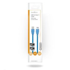 Nedis USB 3.0 Cable USB-A male - USB-A female 1m (CCGP61010BU10) (NEDCCGP61010BU10) έως 12 άτοκες Δόσεις
