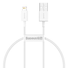 Baseus Baseus Superior Series Cable USB to Lightning, 2.4A, 0,25m (white) 026220 έως και 12 άτοκες δόσεις
