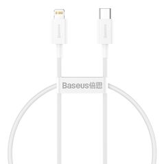 Baseus Baseus Superior Series Cable USB-C to Lightning, 20W, PD, 0,25m (white) 026216 έως και 12 άτοκες δόσεις