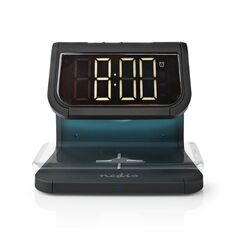 Nedis Ψηφιακό Ρολόι Επιτραπέζιο με Ξυπνητήρι (WCACQ10W1BK) (NEDWCACQ10W1BK) έως 12 άτοκες Δόσεις