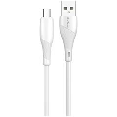 Kαλώδιο δεδομένων DeTech DE-44M3, Micro USB, 3.0m, Λευκο - 40270