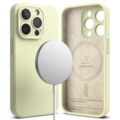 Ringke Husa pentru iPhone 15 Pro - Ringke Silicone Magnetic - Sunny Lime 8809919307888 έως 12 άτοκες Δόσεις