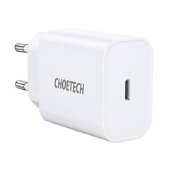 Choetech Mains charger Choetech Q5004 EU USB-C, 20W (white) 039432 6932112100566 Q5004 EU έως και 12 άτοκες δόσεις