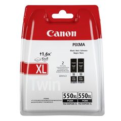 Canon Μελάνι Inkjet PGI-550XL HC Black Twin Pack (6431B005) (CANPGI-550XLBTP) έως 12 άτοκες Δόσεις