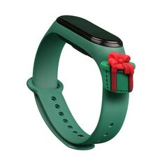 Λουράκι Xiaomi Mi Band 4/ Mi Band 5/ Mi Band 6 Xmas Present Πράσινο (Ασυσκεύαστο) 1110124010080 1110124010080 έως και 12 άτοκες δόσεις