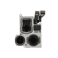 OEM Camera pentru Spate iPhone 15 Pro Max, 48MP + 12MP + 12MP - OEM (20539) - Black 5949419089501 έως 12 άτοκες Δόσεις
