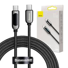 Baseus Cable USB-C to USB-C Baseus Display, 100W, 2m (black) 028761  CATSK-C01 έως και 12 άτοκες δόσεις 6953156206595