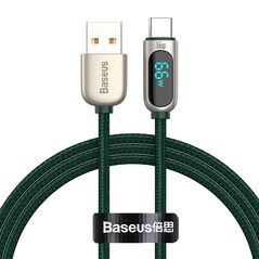 Baseus Baseus Display Cable USB to Type-C, 66W, 1m (green) 031310  CASX020006 έως και 12 άτοκες δόσεις 6932172600570