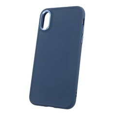 Satin case for iPhone X / XS dark blue