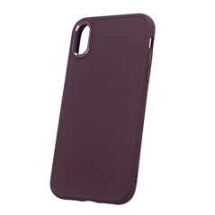 Satin case for iPhone XR burgundy