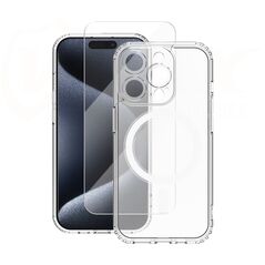 Vmax set Mag case + glass 2,5D premium for iPhone 12 Pro Max 6,7&quot;