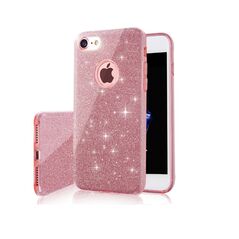 Glitter 3in1 case for iPhone 15 Pro Max 6,7&quot; pink