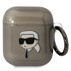 Karl Lagerfeld case for Airpods 1 / 2 KLA2HNIKTCK black Karl`s Head 3666339088019