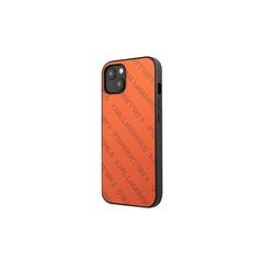 Karl Lagerfeld case for iPhone 13 KLHCP13MPTLO orange hard case Allover Logo 3666339049577