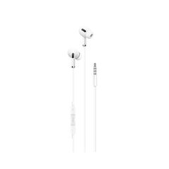 XO wired earphones EP22 jack 3,5mm white 6920680868223