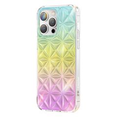 Kingxbar Miya Series case for iPhone 14 Pro cover back cover rainbow