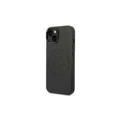 Karl Lagerfeld case for iPhone 14 Plus 6,7&quot; KLHCP14MFWHK black PU Leather case Perforated Logo and Metal Buttons 3666339093204