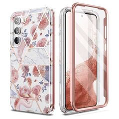 Case SAMSUNG GALAXY S23 Tech-Protect Velar Marble pink 9490713932360