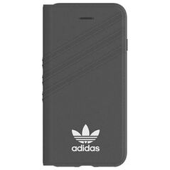 Original Case IPHONE 6 / 6S / 7 / 8 / SE 2020 / 2022 Adidas OR Booklet Case Suede (28597) black 8718846048682