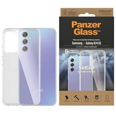 Case SAMSUNG GALAXY A34 5G PanzerGlass HardCase Antibacterial Military transparent 5711724004445