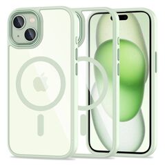 Case APPLE IPHONE 15 Tech-Protect Magmat MagSafe transparent green 5906302307982