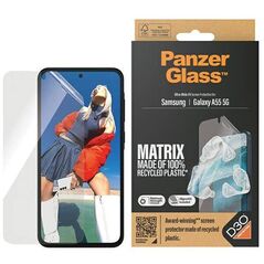 Protective Film SAMSUNG GALAXY A55 5G PanzerGlass Matrix Ultra-Wide Fit Screen Protection with Easy Aligner (7362) 5711724073625