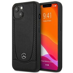 Case IPHONE 14 PLUS Mercedes Leather Urban Line (MEHCP14MARMBK) black 3666339082673