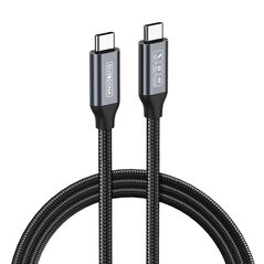 Duzzona Cablu de date USB-C la USB-C, 100W, 1m - Duzzona (A9) - Grey 6934913020746 έως 12 άτοκες Δόσεις