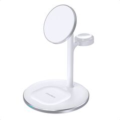 Choetech Wireless charger Choetech with stand 2in1 (white) 039421  T585-F έως και 12 άτοκες δόσεις 6932112102393