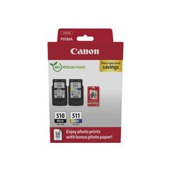 Canon Μελάνι Inkjet PG-510/CL-511 PVP (2970B017) (CANCL-511PVP) έως 12 άτοκες Δόσεις