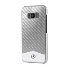 Case SAMSUNG GALAXY S8+ Mercedes Hard Case Carbon (MEHCS8LCACSI) silver 3700740400135