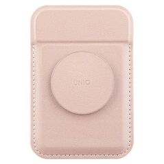 Magnetic Card MagSafe Wallet with Stand UNIQ Flixa pink 8886463687062