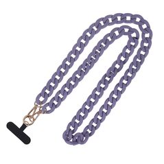 Phone chain long matte purple 5907457744578