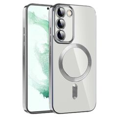 Techsuit Husa pentru Samsung Galaxy S21 Plus 5G - Techsuit Luxury Crystal MagSafe - Silver 5949419136205 έως 12 άτοκες Δόσεις