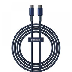 Baseus Cable USB-C to USB-C  Gold 100W 2m  (P10319800321-04) (BASP10319800321-04) έως 12 άτοκες Δόσεις