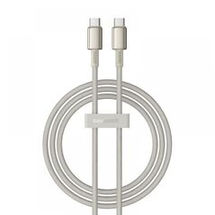 Baseus Cable USB-C to USB-C  Gold 100W 1m (P10319800G21-00) (BASP10319800G21-00) έως 12 άτοκες Δόσεις