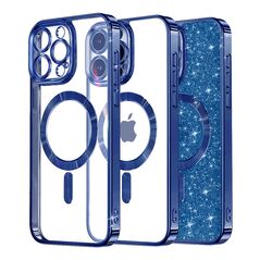 Techsuit Case for iPhone 12 Pro - Techsuit Luxury Glitter MagSafe - Deep Blue 5949419133914 έως 12 άτοκες Δόσεις