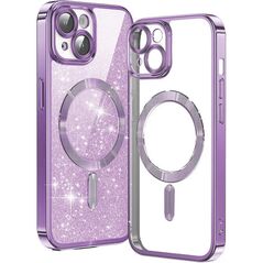 Techsuit Case for iPhone 13 - Techsuit Luxury Glitter MagSafe - Light Purple 5949419133747 έως 12 άτοκες Δόσεις