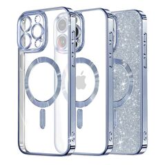 Techsuit Case for iPhone 13 Pro Max - Techsuit Luxury Glitter MagSafe - Light Blue 5949419133495 έως 12 άτοκες Δόσεις